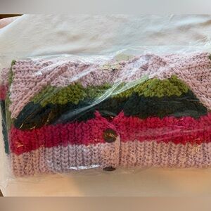 Free People Myles Stripe Cardi Orchid Ice Combo Size Medium NEW